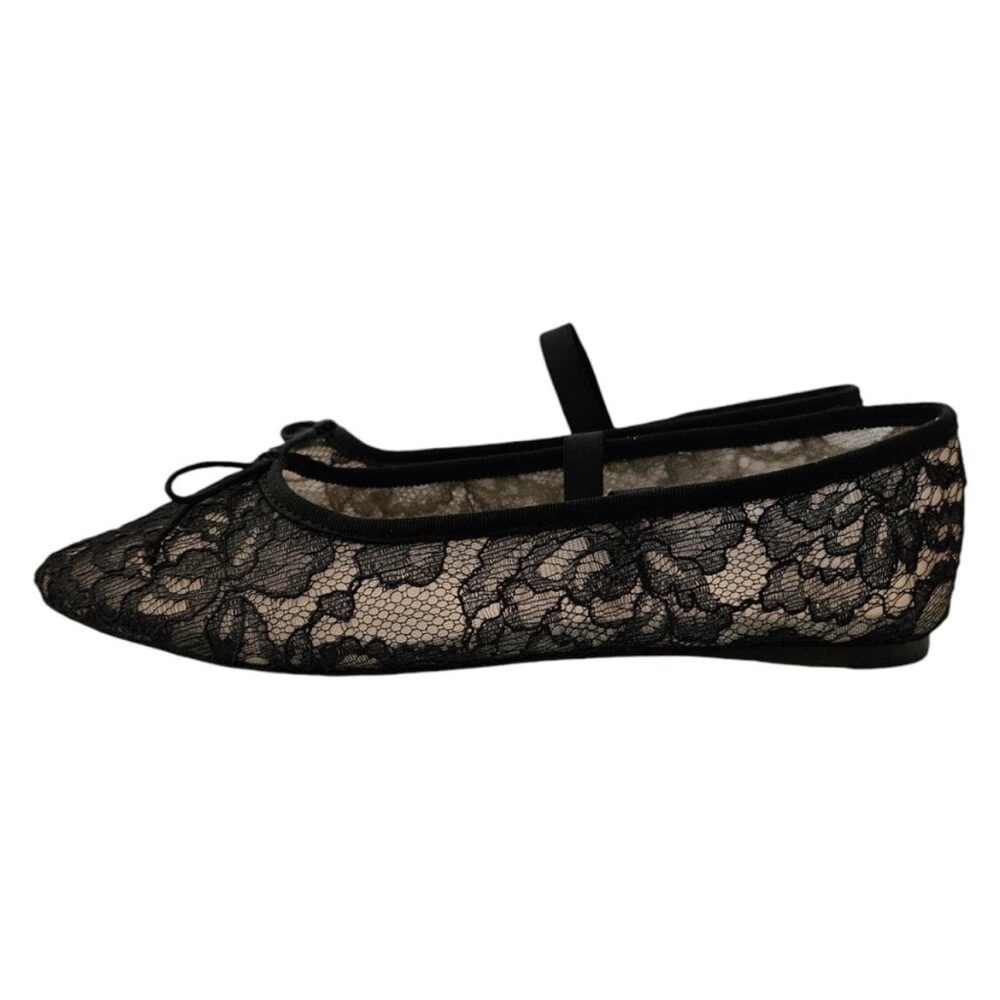 Loeffler Randall Black Lace Flats - Picture 5 of 10